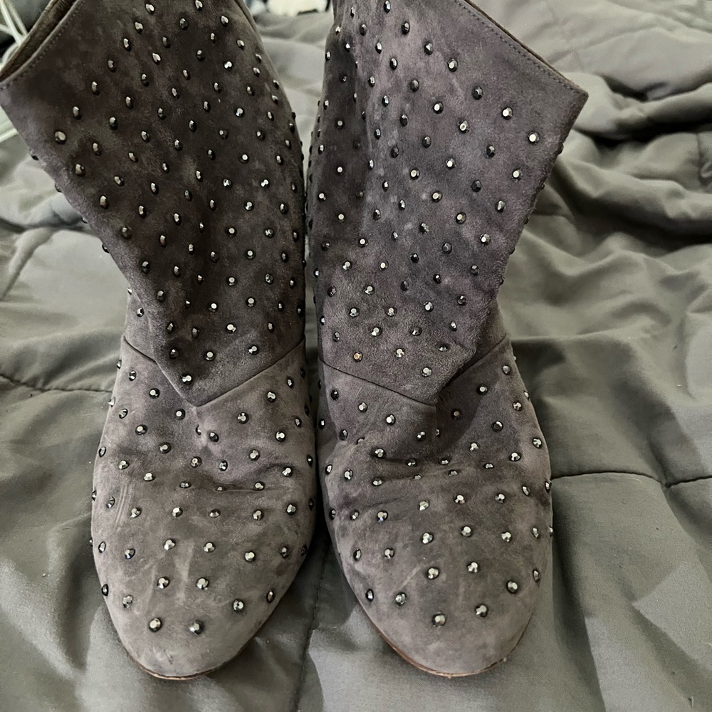 J Crew Crystal booties size 8.5